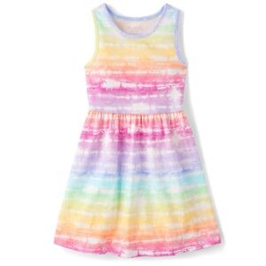 The Children’s Place Colorful Tie-Dye Dress. Size 5/6.